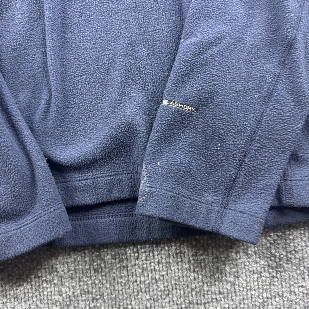 The North Face Jacket Men S? Blue Tech 100 Flashdry 1/2 Zip Fleece Lightweight